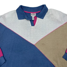 Load image into Gallery viewer, Vintage 90’s KORET CITY BLUES Colour Block Collared Sweatshirt
