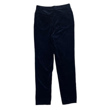 Load image into Gallery viewer, Early 00&#39;s LAURA ASHLEY Classic Navy Blue Velour Corduroy Cord Slim Fit Trousers
