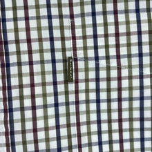 Load image into Gallery viewer, Barbour &quot;Summer Tattersall&quot; Country Plaid Check Short Sleeve Button-Up Cotton Shirt
