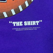 Load image into Gallery viewer, Vintage NORTHWESTERN WILDCATS "Big Ten Champions 1996" Single Stitch Purple T-Shirt
