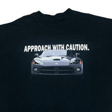 Load image into Gallery viewer, DODGE VIPER &quot;Approach With Caution&quot; Sports Car Supercar Spellout Graphic T-Shirt
