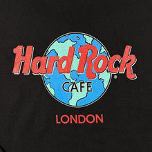 Load image into Gallery viewer, Vintage Hard Rock Cafe &quot;London&quot; Classic Souvenir Logo Graphic Black Sweatshirt
