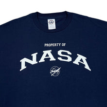 Load image into Gallery viewer, Delta Pro Weight PROPERTY OF NASA Souvenir Spellout Graphic T-Shirt
