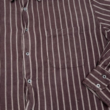 Load image into Gallery viewer, Vintage 90’s L’HOMME MODERNE Classic Striped Long Sleeve Cotton Flannel Shirt
