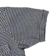 Load image into Gallery viewer, Vintage Holpen Cowboy Western Black White Check Short Sleeve Popper Cotton Blend Shirt
