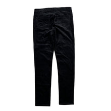 Load image into Gallery viewer, JOE FRESH Slim Fit Low Rise Black Corduroy Cord Trousers
