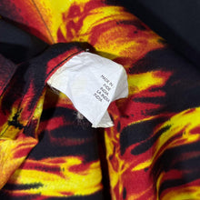 Load image into Gallery viewer, Early 00&#39;s Kiabi Free Y2K Gothic Flaming Fire Graphic Black Short Sleeve Shirt
