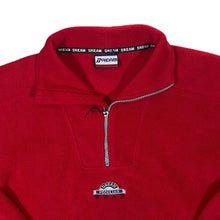 Load image into Gallery viewer, Vintage DREAM Athletic Dept. Embroidered Centre Logo 1/4 Zip Pullover Fleece Sweatshirt

