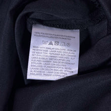 Load image into Gallery viewer, Early 00&#39;s Clockhouse Y2K Eagle Spellout Graphic Black Short Sleeve Shirt
