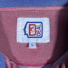 Load image into Gallery viewer, Vintage DEAL Classic Blue Heavy Cotton Short Sleeve Polo Shirt
