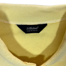 Load image into Gallery viewer, Vintage 90&#39;s ST MICHAEL Marks &amp; Spencer Classic Yellow Collared Sweatshirt
