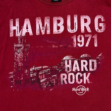 Load image into Gallery viewer, HARD ROCK CAFE &quot;Hamburg&quot; Souvenir Logo Spellout Graphic T-Shirt
