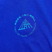 Load image into Gallery viewer, Vintage 90&#39;s Cronies ROCK AND ROLL HALL OF FAME &quot;Built 4 Rock&quot; Souvenir Graphic Single Stitch T-Shirt
