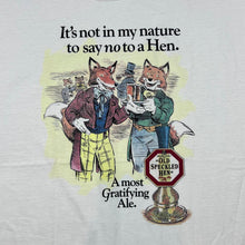 Load image into Gallery viewer, Vintage 90&#39;s OLD SPECKLED HEN &quot;No To A Hen&quot; Novelty Beer Souvenir Spellout Graphic T-Shirt
