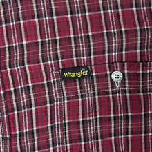 Load image into Gallery viewer, Vintage WRANGLER Classic Red Plaid Check Long Sleeve Cotton Shirt
