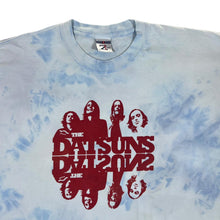 Load image into Gallery viewer, Early 00&#39;s Jerzees THE DATSUNS Garage Hard Rock Music Band Graphic Tie Dye T-Shirt
