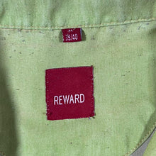 Load image into Gallery viewer, Early 00's Reward Goth Y2K Tribal Dragon Graphic Green Yellow Polyester Shirt
