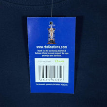 Load image into Gallery viewer, RBS 6 NATIONS Rugby Scotland Mini Logo Navy Blue Cotton T-Shirt
