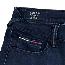 Load image into Gallery viewer, TOMMY HILFIGER DENIM &quot;Sophie&quot; Low Rise Skinny Blue Denim Jeans
