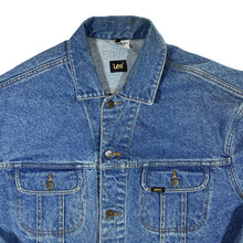 Load image into Gallery viewer, Early 00&#39;s LEE RIDERS Classic Blue Denim Trucker Jacket
