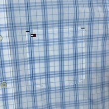 Load image into Gallery viewer, TOMMY HILFIGER Mini Pocket Logo Plaid Check Short Sleeve Cotton Shirt
