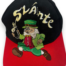 Load image into Gallery viewer, Vintage SVAINTE &quot;Ireland&quot; Embroidered Leprechaun Souvenir Spellout Baseball Cap
