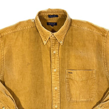 Load image into Gallery viewer, Vintage GANT &quot;Cord Shirt&quot; Tan Yellow Heavy Corduroy Cord Long Sleeve Shirt
