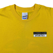 Load image into Gallery viewer, Vintage Screen Stars Rothera Base Antarctica Orca Killer Whale Souvenir Yellow T-Shirt
