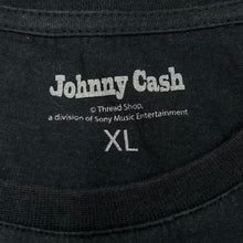Load image into Gallery viewer, JOHNNY CASH Guitar Spellout Graphic Blues Country Rock Music Band T-Shirt
