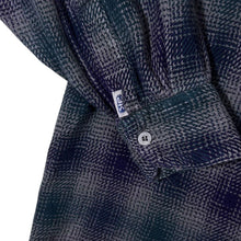 Load image into Gallery viewer, Vintage EK Basic System Multi Plaid Check Cotton Long Sleeve Flannel Shirt
