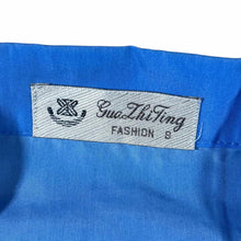 Load image into Gallery viewer, Early 00&#39;s Guo Lhi Ting &quot;Brainstorm&quot; Y2K Hip Hop Graphic Blue Short Sleeve Shirt
