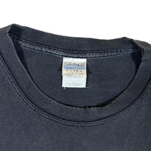 Load image into Gallery viewer, Vintage GILDAN Embroidered Bear Animal Wildlife Distressed Faded Black Short Sleeve T-Shirt
