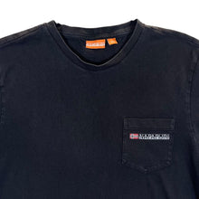 Load image into Gallery viewer, NAPAPIJRI Classic Pocket Logo Spellout Graphic Black Short Sleeve T-Shirt
