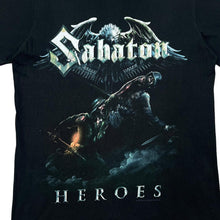 Load image into Gallery viewer, SABATON &quot;Heroes&quot; Graphic Spellout Power Heavy Metal Music Band T-Shirt
