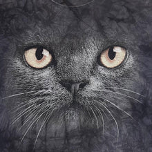 Load image into Gallery viewer, The Mountain Cat Kitten Pet Animal Graphic Black Grey Tie Dye T-Shirt
