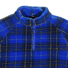 Load image into Gallery viewer, COTTON TRADERS Tartan Plaid Check 1/2 Zip Pullover Fleece Sweatshirt
