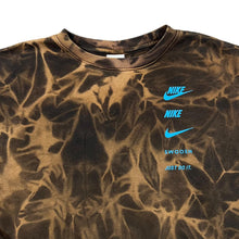 Load image into Gallery viewer, NIKE &quot;Swoosh Just Do It&quot; Graphic Logo Spellout Tie Dye Crewneck Sweatshirt
