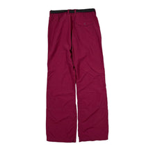 Load image into Gallery viewer, CRAGHOPPERS Classic Burgundy Red Outdoor Hiking Straight Leg Trousers Bottoms
