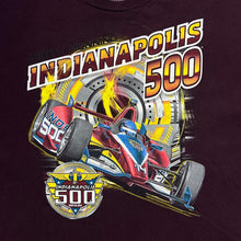 Load image into Gallery viewer, Reebok Indianapolis 500 Speedway Motorsports Racing Spellout Graphic T-Shirt
