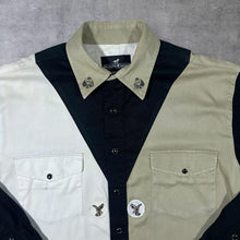 Load image into Gallery viewer, Vintage Western Express Colour Block Cowboy Popper Long Sleeve Shirt
