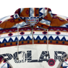 Load image into Gallery viewer, Vintage 2ND IMPULSE &quot;Polar&quot; Crazy Patterned 1/4 Zip Pullover Fleece Sweatshirt
