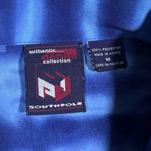 Load image into Gallery viewer, Early 00's Southpole Hip Hop Y2K Abstract Patterned Blue Short Sleeve Shirt
