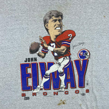 Load image into Gallery viewer, Vintage 80&#39;s Screen Stars NFL DENVER BRONCOS &quot;John Elway&quot; Football Single Stitch T-Shirt
