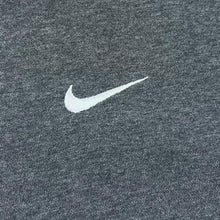 Load image into Gallery viewer, NIKE Classic Basic Embroidered Mini Swoosh Logo Grey Zip Hoodie
