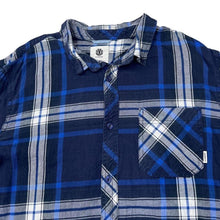 Load image into Gallery viewer, Element Plaid Check Surfer Skater Long Sleeve Button-Up Flannel Cotton Shirt
