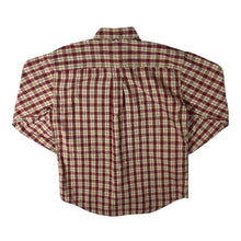 Load image into Gallery viewer, Vintage Timberland Red Beige Check Cotton Long Sleeve Button-Up Shirt
