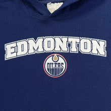 Load image into Gallery viewer, Vintage Mighty Mac NHL EDMONTON OILERS Ice Hockey Logo Graphic Pullover Hoodie
