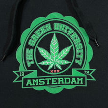 Load image into Gallery viewer, Early 00&#39;s THE GREEN UNIVERSITY &quot;Amsterdam&quot; Novelty Stoner Souvenir Graphic Pullover Hoodie
