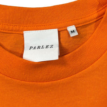 Load image into Gallery viewer, PARLEZ Embroidered Mini Logo Spellout Streetwear Skater Graphic T-Shirt
