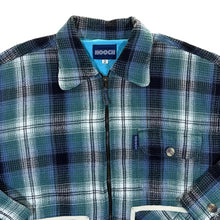 Load image into Gallery viewer, Vintage 90&#39;s HOOCH Multi Plaid Check Lightly Padded Zip Flannel Shirt Jacket
